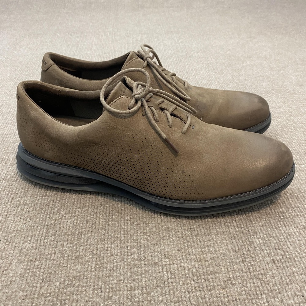 Cole Haan OriginalGrand Shoes Mens Size 13 M Brown Nubuck Derby Dress C33812‎